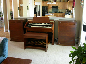 Hammond C3 and matching Leslie 122 sound cabinets