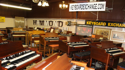 Keyboard Exchanges Showroom of Hammond organs for sale!