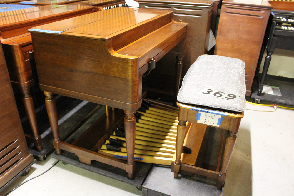 369 is a 1968 Hammond B3 with some scratches on the surface. Serial #101126