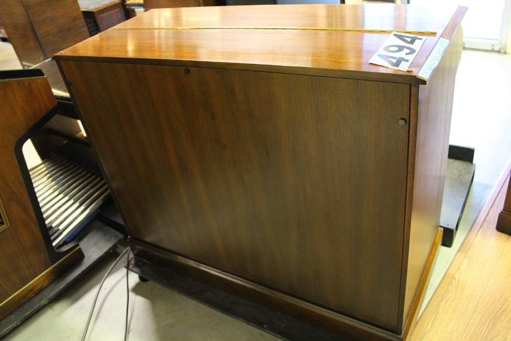 is a 1969 Hammond C3 in a walnut finish with engraved drawbars in mint condition! Serial #A-24339