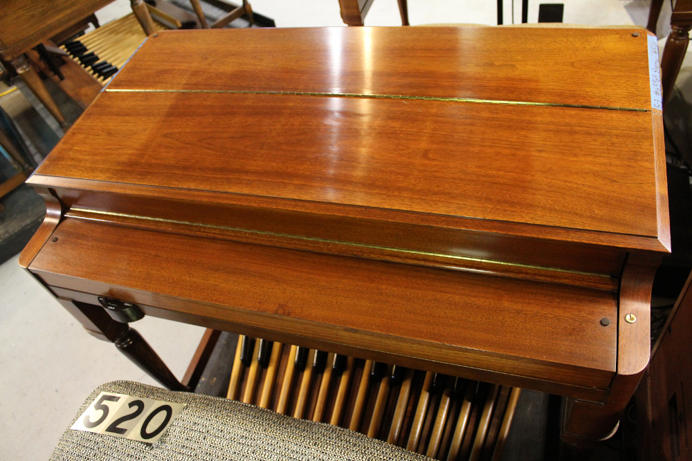 520 is a 1957 Hammond B3 with some minor sun fading. Serial #65965
