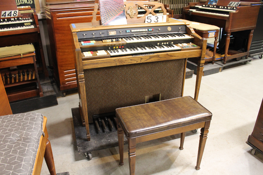 531 is a Hammond composer organ spinet organ for sale. 50th year anniversary edition! 