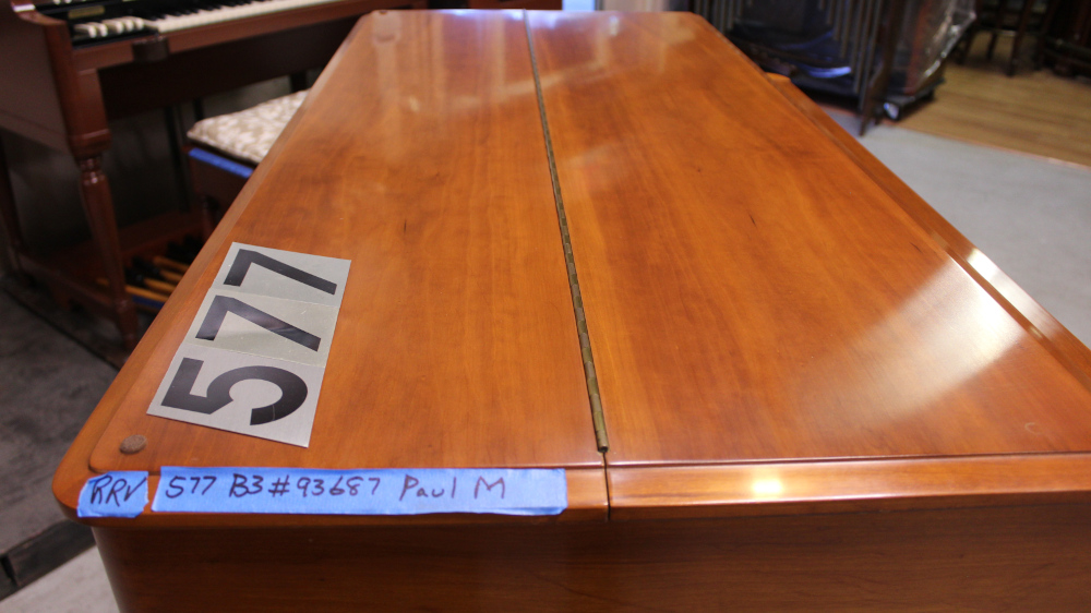 577 is a 1964 Hammond  B3 for sale in a Fruitwood finish.