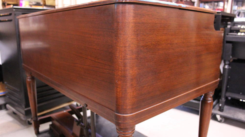 636 is a 1957 Hammond B-3 in a mahogany finish, Serial 68891, for sale now. From the first drawbar pull to the deep resonance of the pedals, this organ invites you to sit down and lose yourself in the sound. for sale!