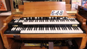 648 is a 1964 B3 in a Fruitwood finish for sale!